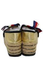 Gucci Golden Espadrilles