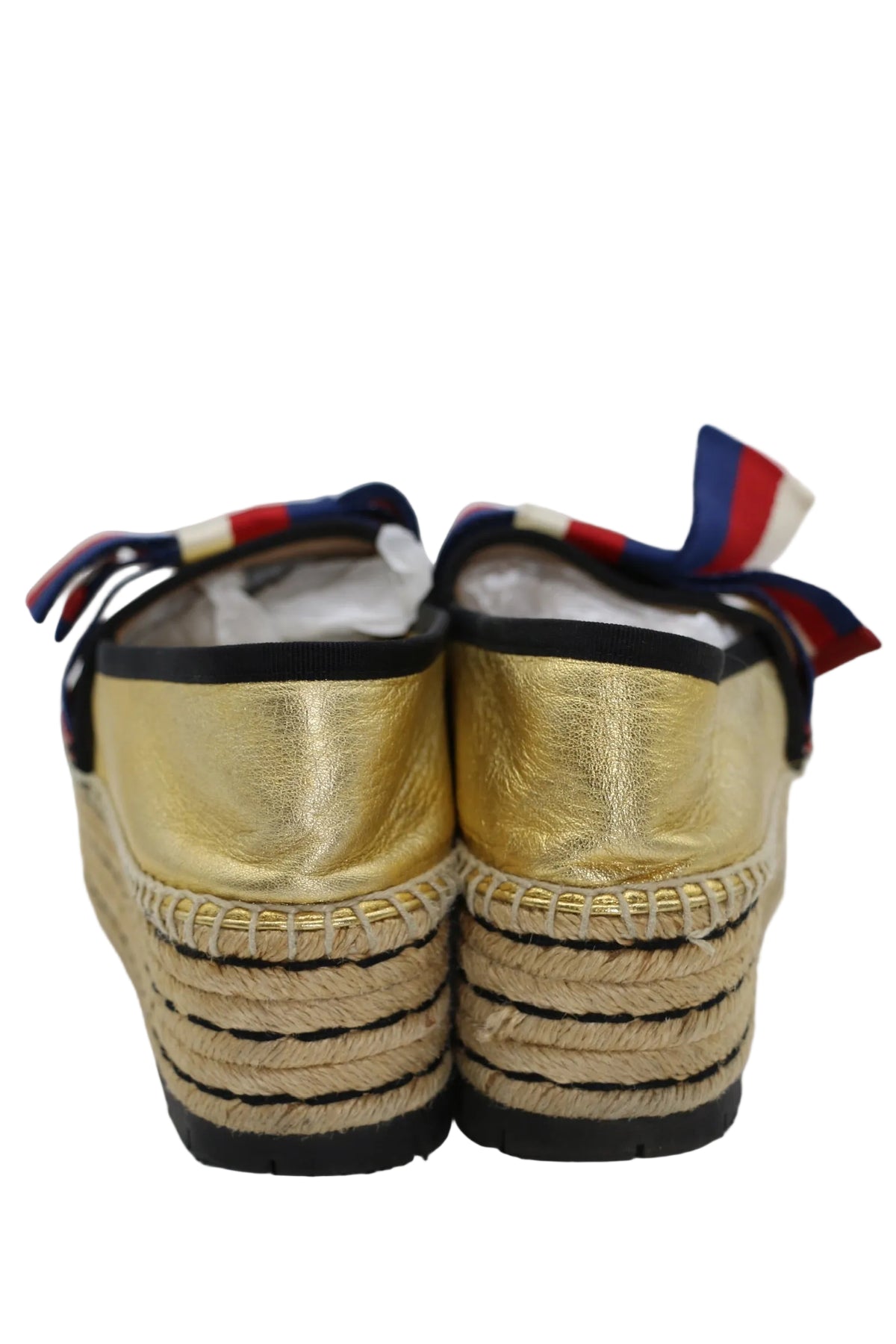 Gucci Golden Espadrilles