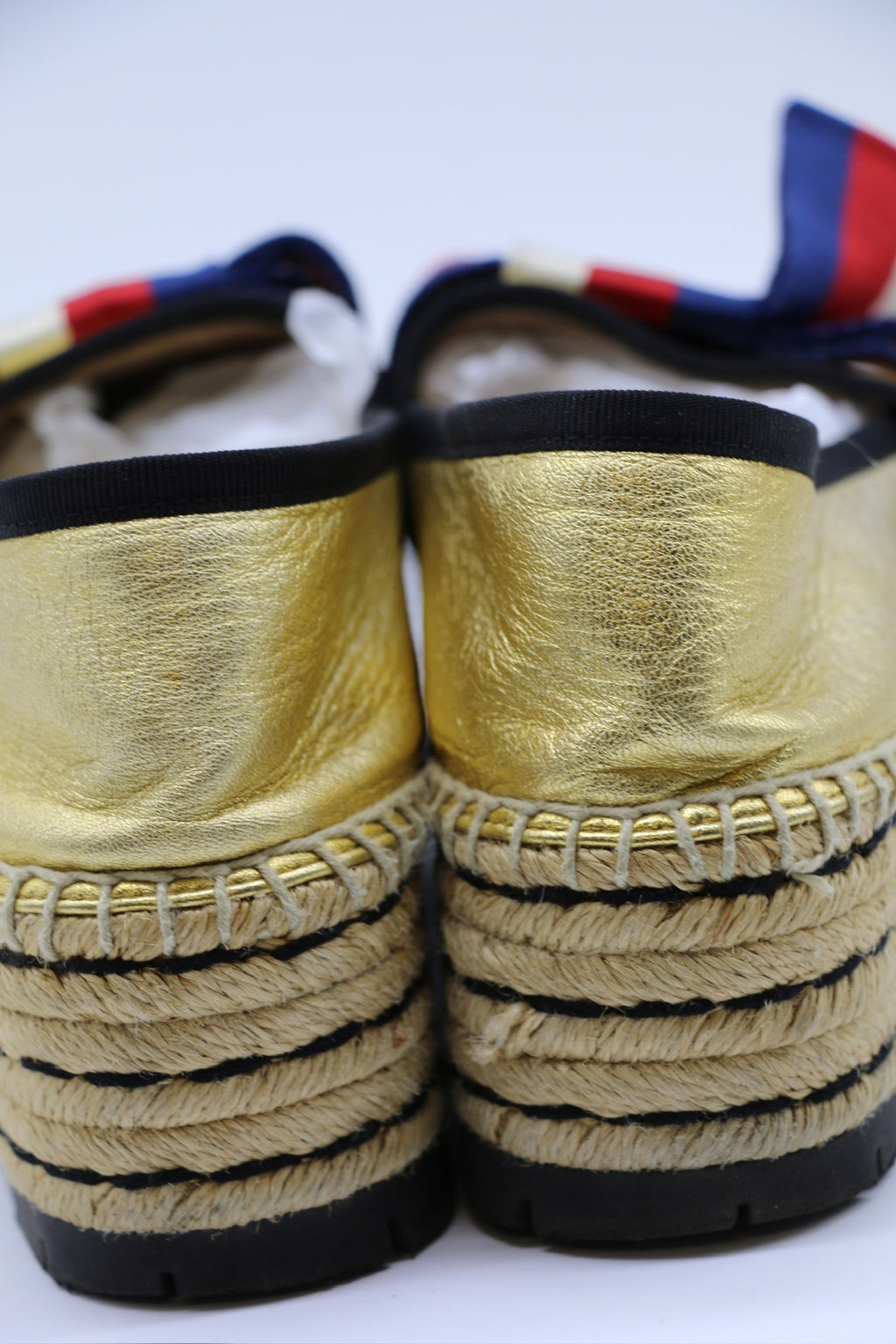 Gucci Golden Espadrilles