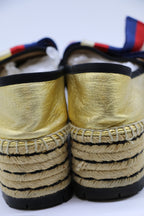 Gucci Golden Espadrilles