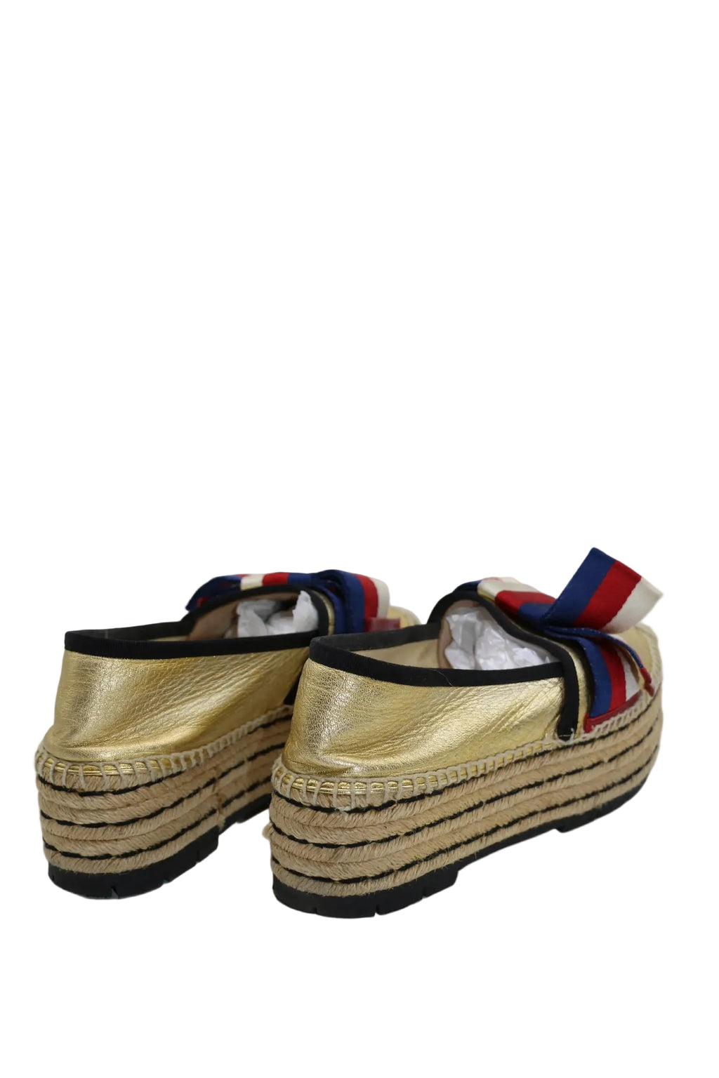 Gucci Golden Espadrilles