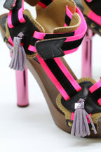 Louis Vuitton Wooden Platform Sandals 2009