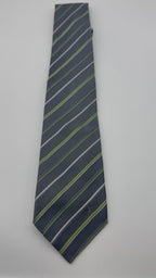 Corbata Louis Vuitton Gris con Verde