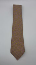 Corbata Hermés estrellas amarillas
