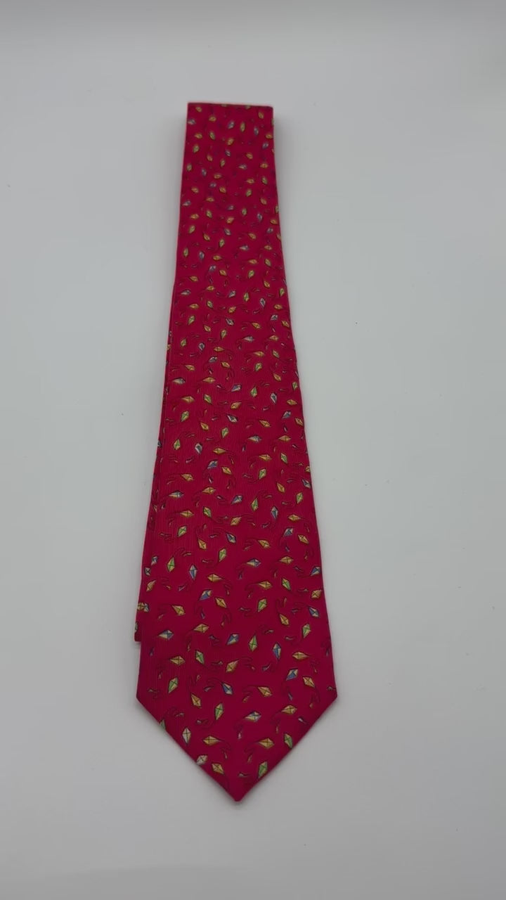 Corbata Salvatore Ferragamo  Roja