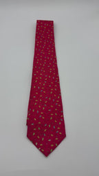 Corbata Salvatore Ferragamo  Roja