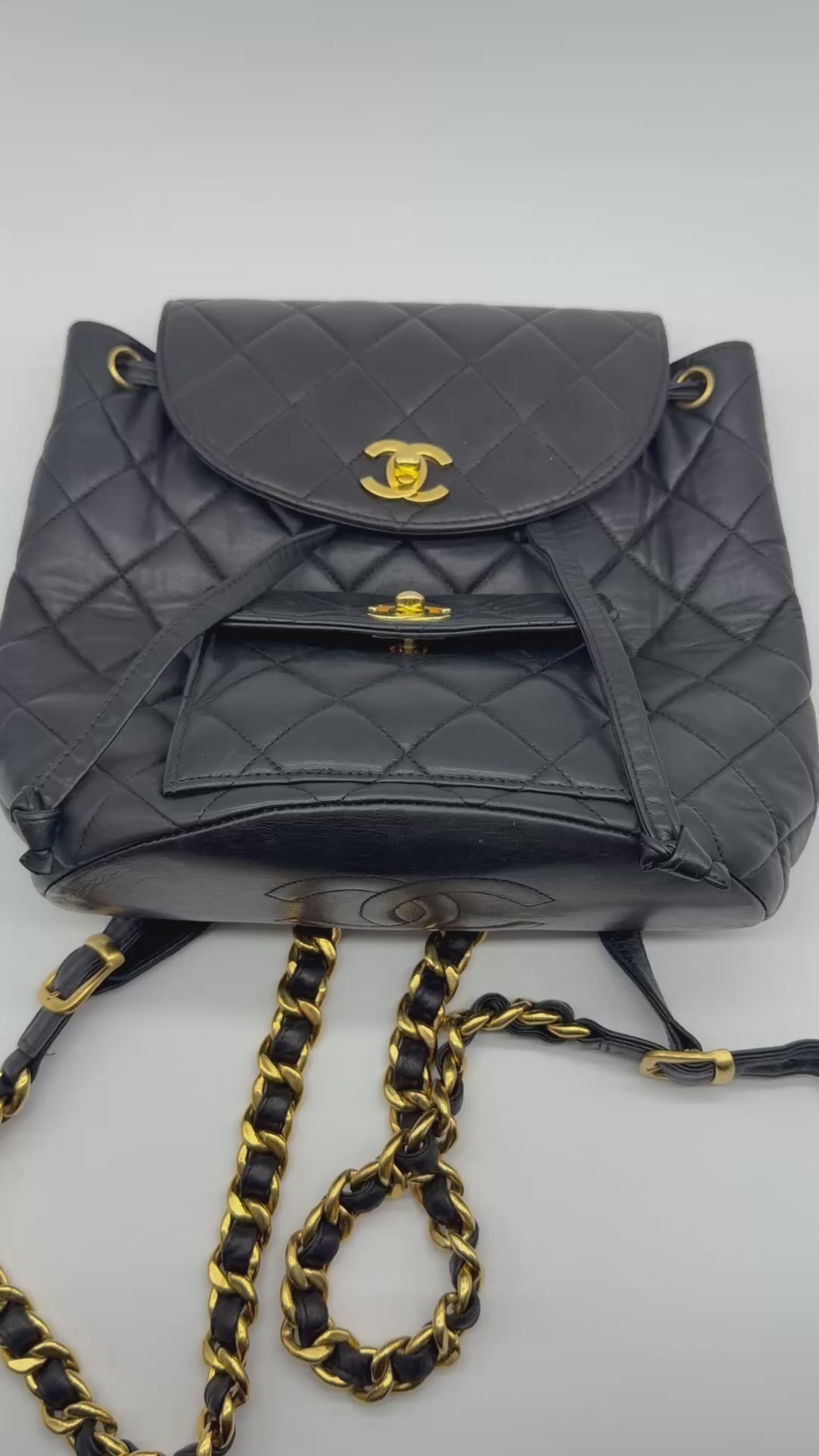 Chanel CC quilted Duma Medium Backpack