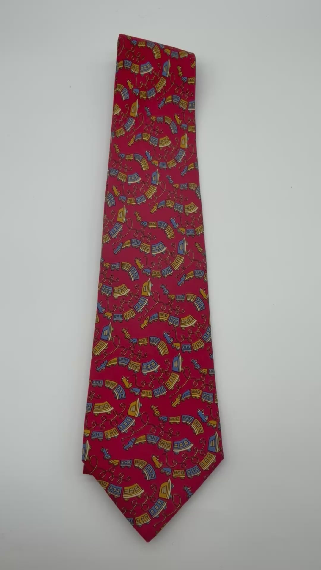 Corbata Salvatore Ferragamo Trenes