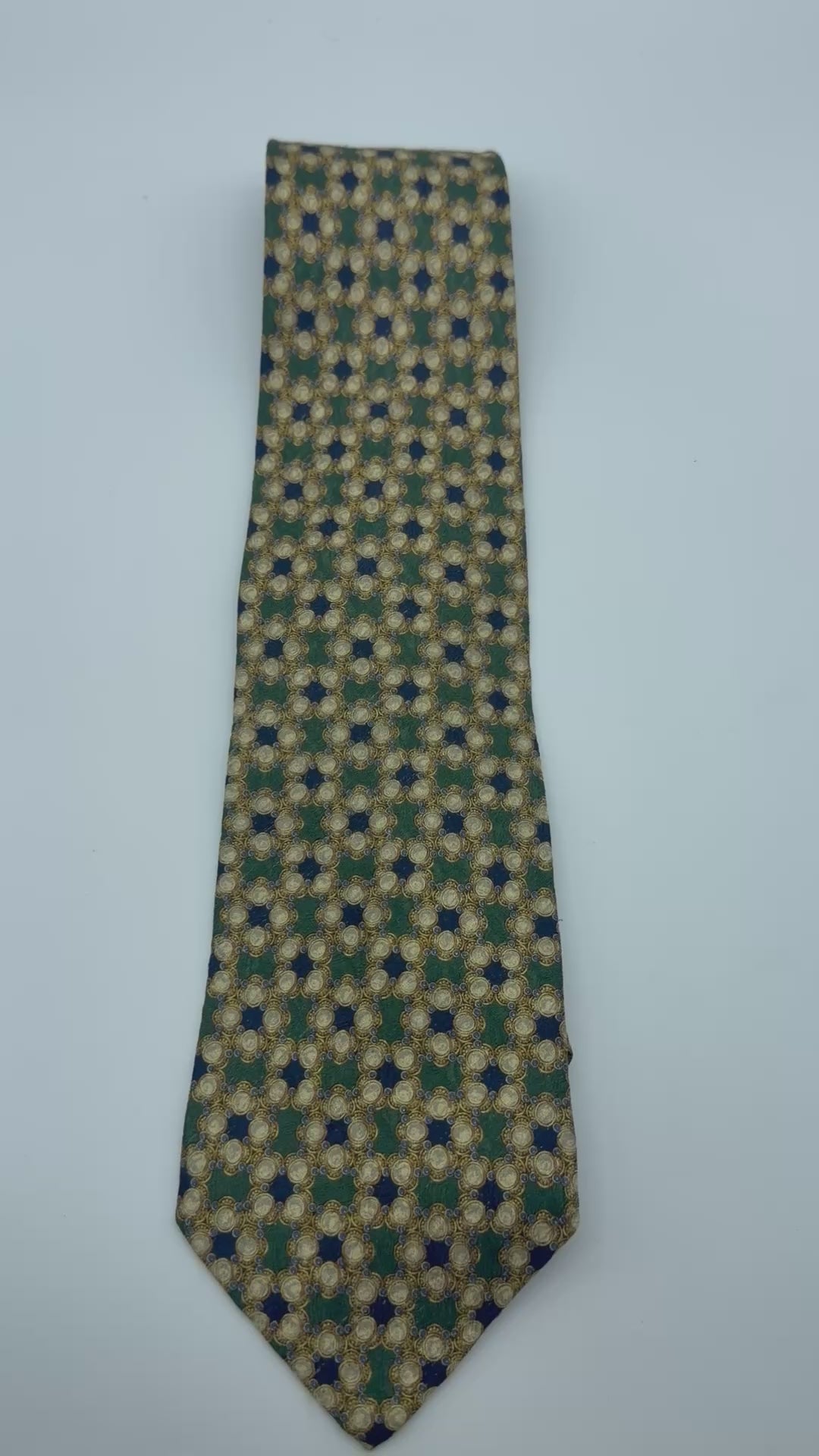 Corbata Valentino  Flores Amarilla