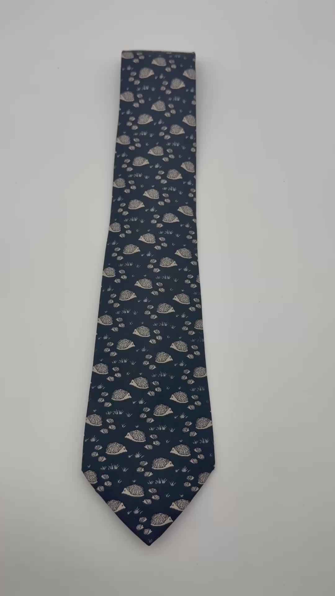 Corbata Hermés negro Puercoespin