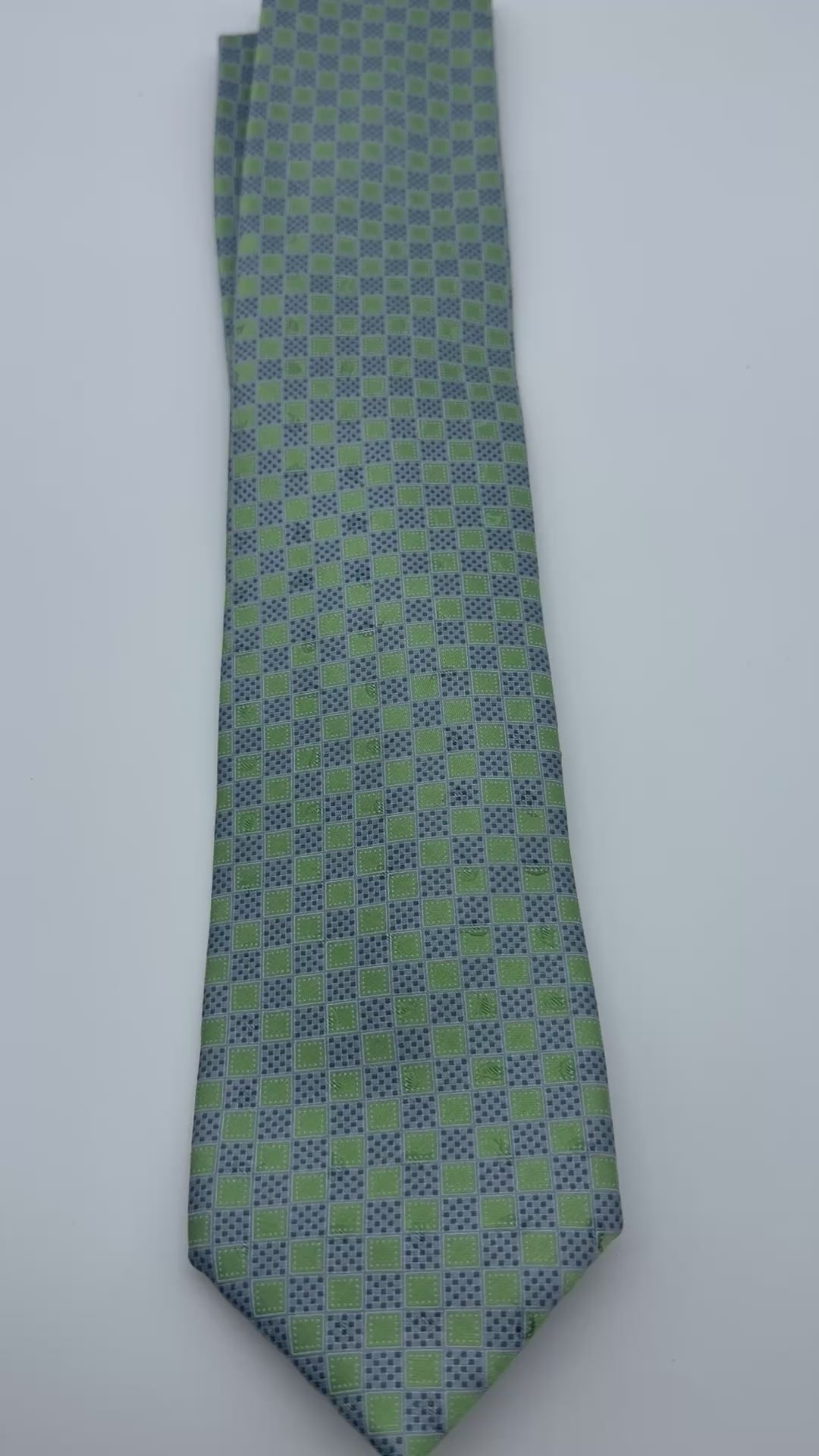 Corbata Ermenegildo Zegna Cuadros Verde