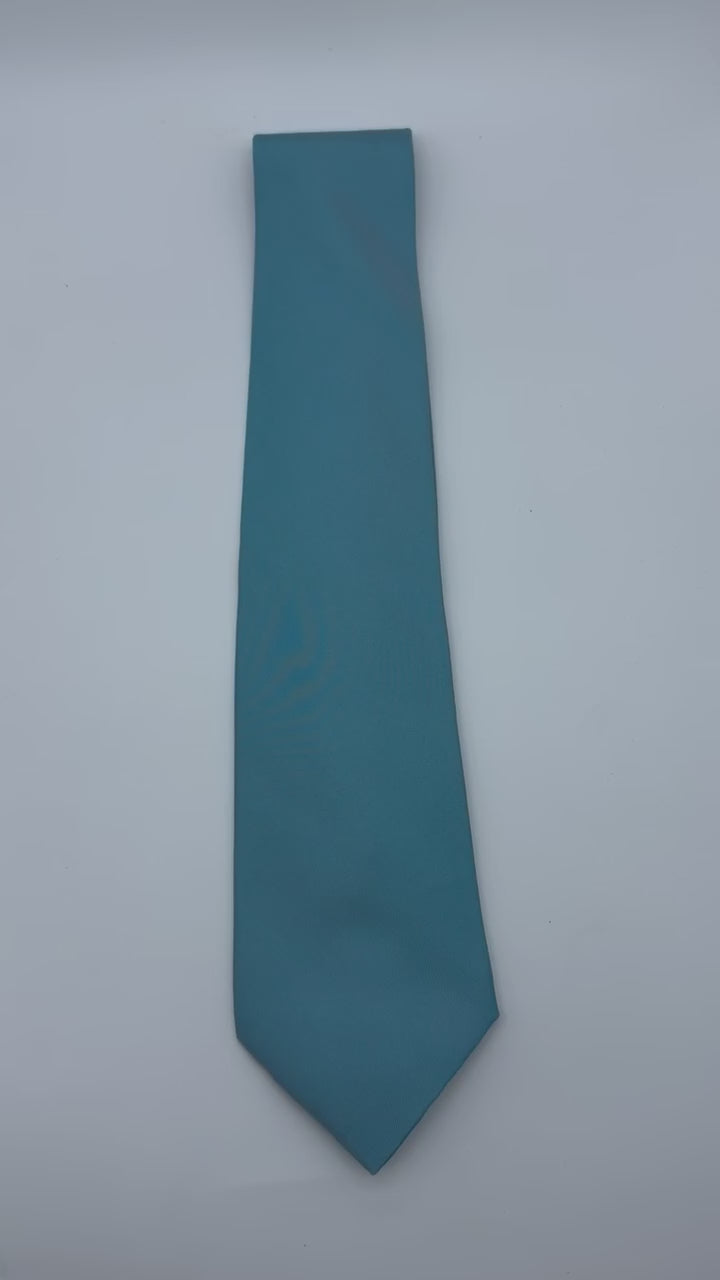 Corbata Hermés Azul claro
