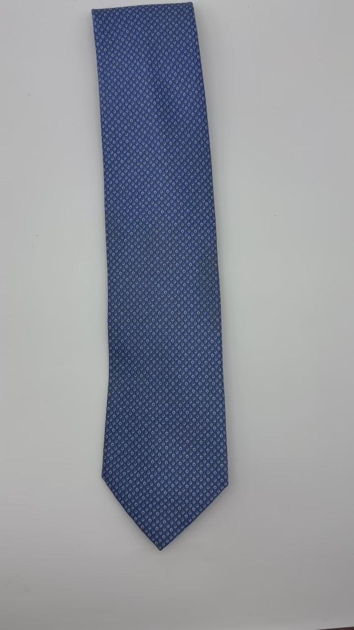 Corbata Brioni Puntos con rojo